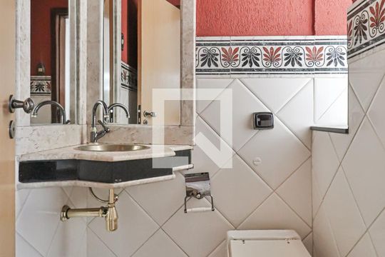 Lavabo da Sala de apartamento à venda com 4 quartos, 185m² em Santo Agostinho, Belo Horizonte