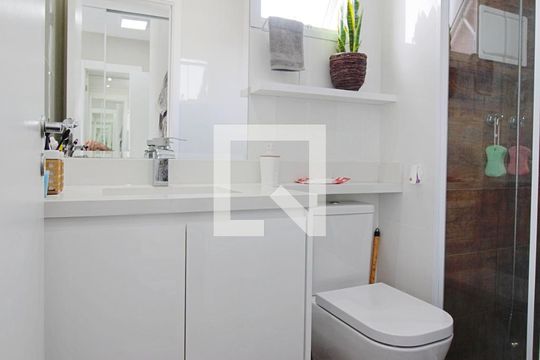 Banheiro da Suíte 3 de apartamento à venda com 3 quartos, 90m² em Jardim Caboré, São Paulo