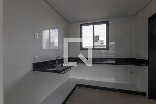 Cozinha de apartamento à venda com 3 quartos, 169m² em Sion, Belo Horizonte