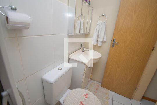 banheiro de apartamento à venda com 2 quartos, 65m² em Duque de Caxias, São Leopoldo
