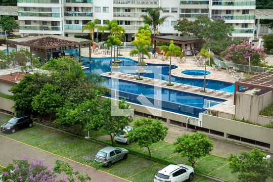 Área de Serviço - Piscina de apartamento à venda com 3 quartos, 90m² em Recreio dos Bandeirantes, Rio de Janeiro