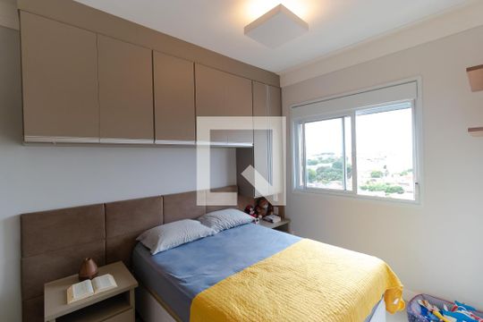 Suíte 01 de apartamento para alugar com 2 quartos, 75m² em Parque Industrial, Campinas