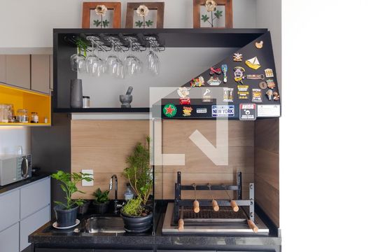 Salas - Churrasqueira de apartamento para alugar com 2 quartos, 75m² em Parque Industrial, Campinas