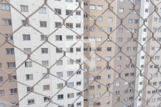 Vista da sala de apartamento à venda com 2 quartos, 43m² em Piraporinha, Diadema