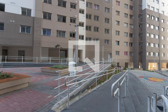 Área comum - rampas de apartamento à venda com 2 quartos, 43m² em Piraporinha, Diadema