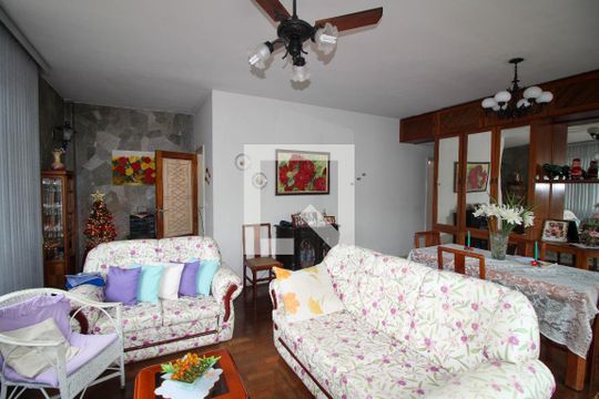Sala de apartamento à venda com 3 quartos, 123m² em Grajaú, Rio de Janeiro