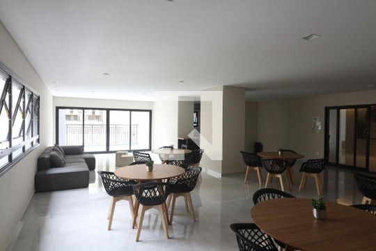 Área comum - Salão de festas de apartamento para alugar com 1 quarto, 25m² em Santana, São Paulo