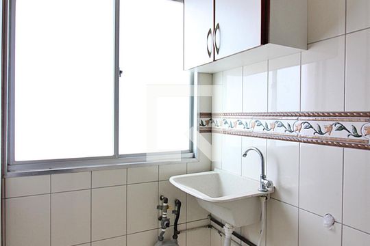 Área de Serviço de apartamento para alugar com 2 quartos, 62m² em Nova Petrópolis, São Bernardo do Campo