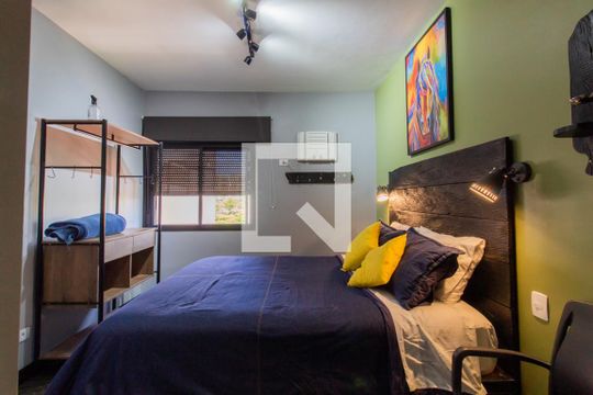 Quarto de apartamento à venda com 1 quarto, 35m² em Paraíso do Morumbi, São Paulo