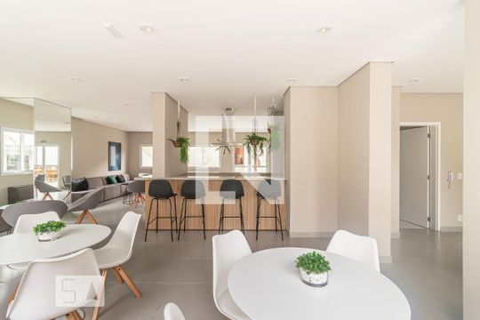 Área Comum - Salão de Festas de apartamento para alugar com 2 quartos, 34m² em Vila Pierina, São Paulo