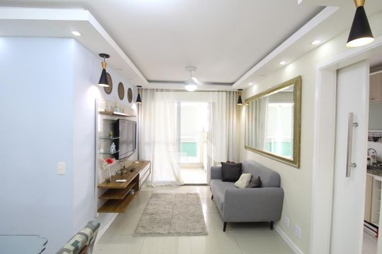 Sala de apartamento à venda com 3 quartos, 77m² em Jacarepaguá, Rio de Janeiro