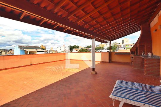 Área gourmet - Cobertura de apartamento à venda com 3 quartos, 200m² em Parque das Nações, Santo André