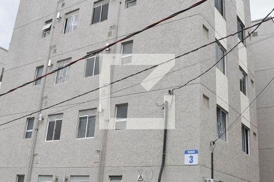 Fachada do bloco de apartamento à venda com 2 quartos, 45m² em Campo Grande, Rio de Janeiro