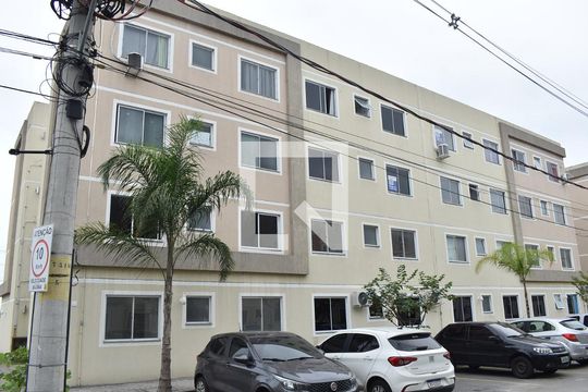 Fachada do bloco de apartamento para alugar com 2 quartos, 45m² em Campo Grande, Rio de Janeiro