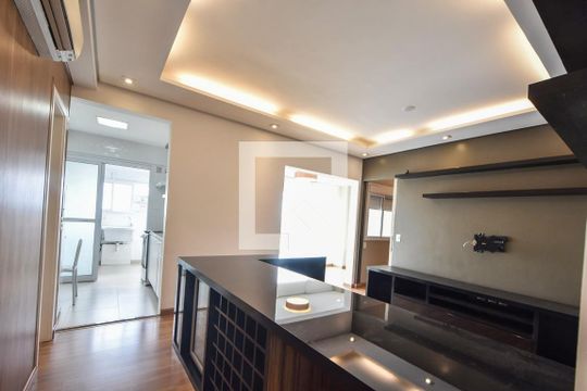Sala de apartamento para alugar com 1 quarto, 53m² em Cidade Monções, São Paulo