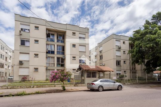 Fachada de apartamento para alugar com 1 quarto, 45m² em Jardim do Salso, Porto Alegre