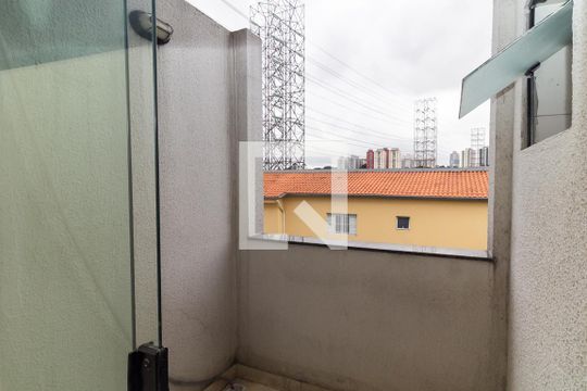 Varanda de kitnet/studio para alugar com 1 quarto, 27m² em Vila Cleonice, São Paulo