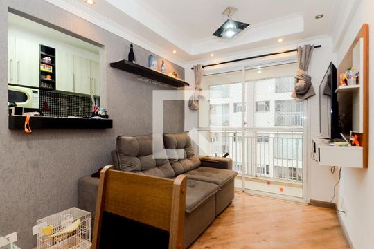 Sala de apartamento para alugar com 2 quartos, 47m² em Ponte Grande, Guarulhos