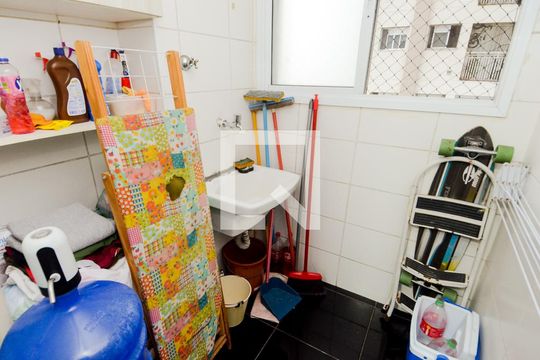 Área de Serviço de apartamento para alugar com 2 quartos, 47m² em Ponte Grande, Guarulhos