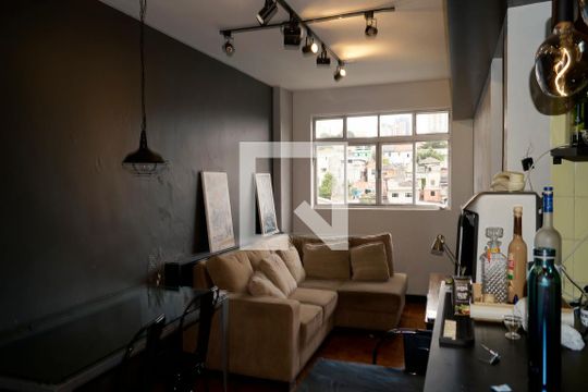 Sala de apartamento à venda com 1 quarto, 42m² em Cambuci, São Paulo