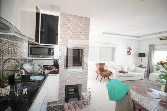 Cozinha de casa para alugar com 2 quartos, 87m² em Mato Grande, Canoas