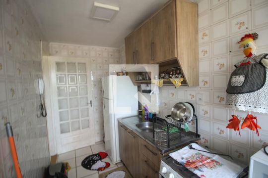 Cozinha e Área de Serviço de apartamento para alugar com 2 quartos, 63m² em Nossa Senhora das Gracas, Canoas