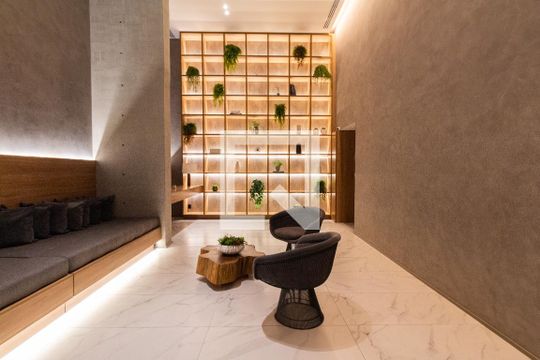 Hall de kitnet/studio para alugar com 1 quarto, 31m² em Cerqueira César, São Paulo