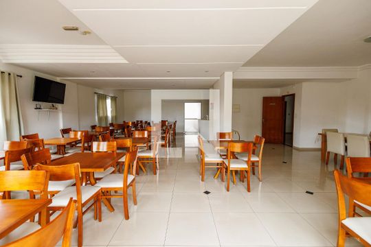 Área comum - Salão de festas de apartamento para alugar com 2 quartos, 75m² em Jardim Maria Augusta, Taubaté