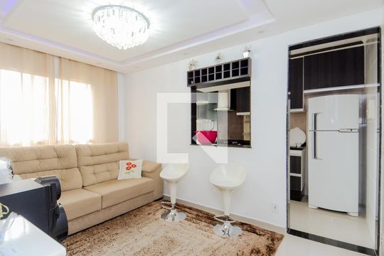 Sala de apartamento para alugar com 2 quartos, 49m² em Ponte Grande, Guarulhos
