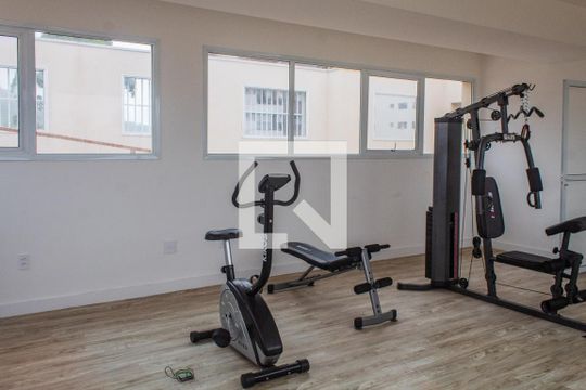 Área comum - Academia de apartamento para alugar com 2 quartos, 52m² em Parque Enseada, Guarujá