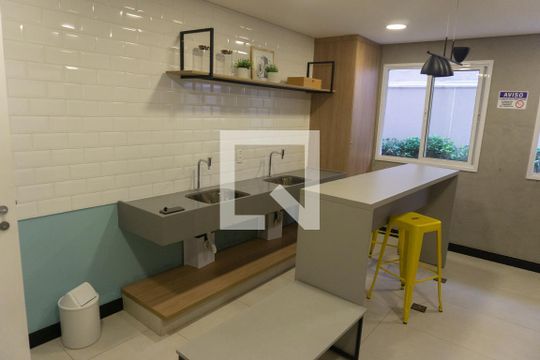 Área comum de apartamento para alugar com 1 quarto, 33m² em Bela Vista, São Paulo