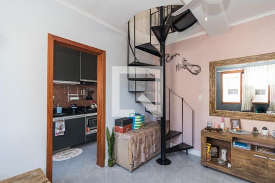 Sala de apartamento à venda com 1 quarto, 107m² em Santana, Porto Alegre