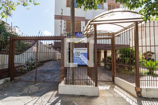 Plaquinha Externa de apartamento à venda com 1 quarto, 107m² em Santana, Porto Alegre