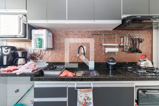 Cozinha de apartamento à venda com 1 quarto, 107m² em Santana, Porto Alegre