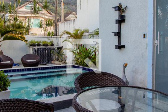Varanda de casa de condomínio à venda com 3 quartos, 350m² em Recreio dos Bandeirantes, Rio de Janeiro