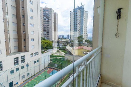 Sacada da Sala de apartamento para alugar com 2 quartos, 60m² em Jardim Bonfiglioli, Jundiaí