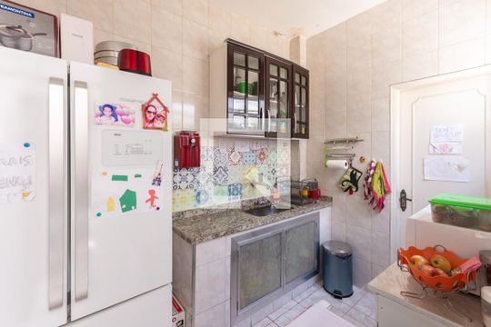 Cozinha de apartamento à venda com 2 quartos, 82m² em Catumbi, Rio de Janeiro