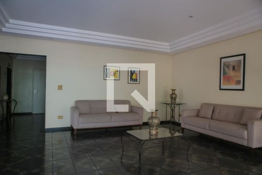 Hall de entrada de apartamento para alugar com 3 quartos, 240m² em Vila Matias, Santos