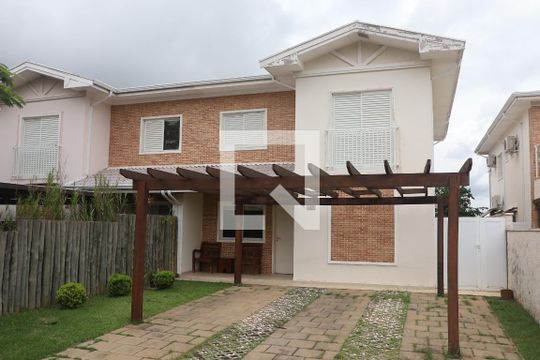 Fachada de casa de condomínio à venda com 3 quartos, 175m² em Parque Xangrilá, Campinas