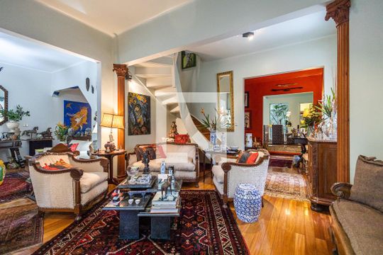Sala de casa à venda com 5 quartos, 440m² em Jardim Paulista, São Paulo