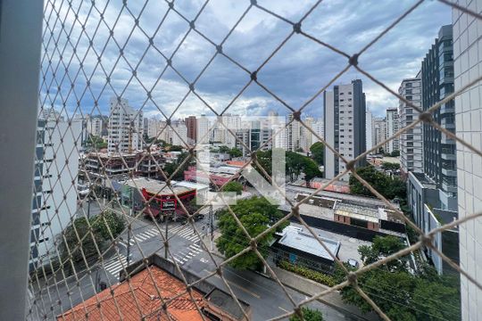 Vista de apartamento para alugar com 3 quartos, 89m² em Indianópolis, São Paulo