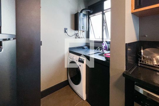 Área de Serviço de apartamento à venda com 1 quarto, 136m² em Itaim Bibi, São Paulo