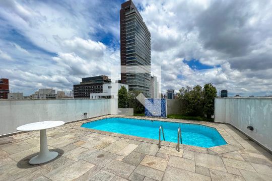 Área comum de apartamento à venda com 1 quarto, 136m² em Itaim Bibi, São Paulo