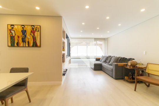 Sala de apartamento à venda com 2 quartos, 101m² em Jardim das Bandeiras, São Paulo