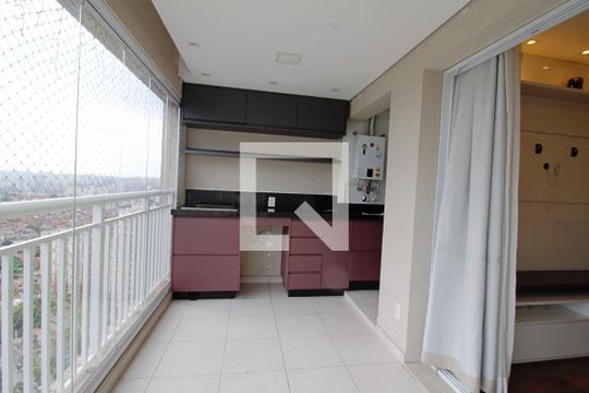 Varanda gourmet de apartamento à venda com 2 quartos, 71m² em Morumbi, São Paulo