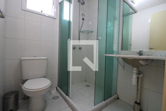 Banheiro da suíte de apartamento à venda com 3 quartos, 74m² em Usina Piratininga, São Paulo