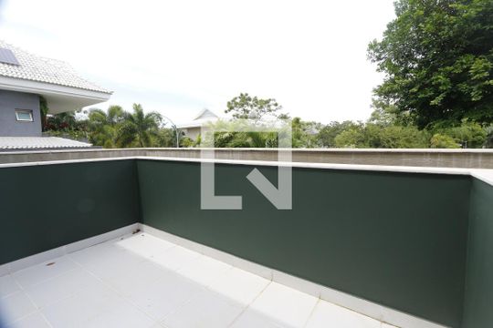varanda de casa de condomínio à venda com 4 quartos, 470m² em Barra da Tijuca, Rio de Janeiro