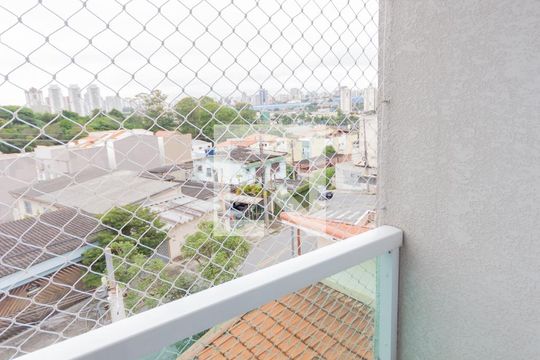 Varanda da Suíte de apartamento à venda com 2 quartos, 130m² em Vila Príncipe de Gales, Santo André