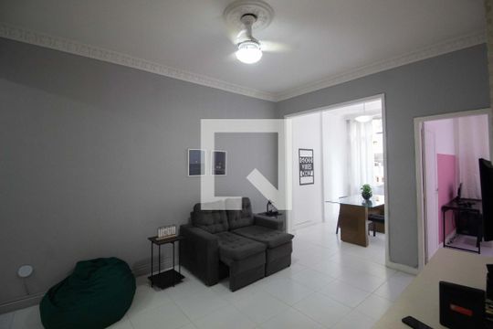 Sala de apartamento à venda com 2 quartos, 88m² em Botafogo, Rio de Janeiro
