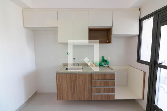 Cozinha de apartamento à venda com 2 quartos, 62m² em Jardim das Acácias, São Paulo